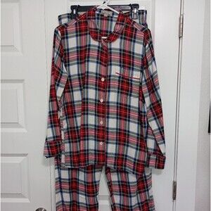 J. Crew plaid flannel pajamas Size S